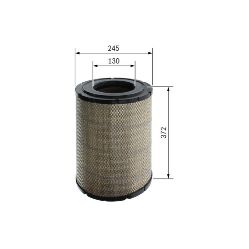 Luftfilter Bosch F026400268 f&uuml;r Renault