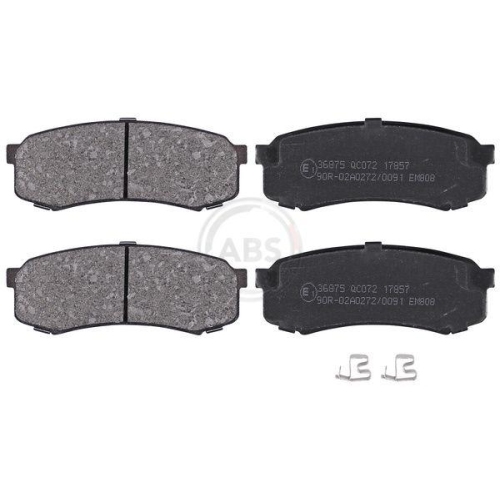 Brake Pad Set Disc Brake A.b.s. 36875 for Mitsubishi Toyota Lexus Rear Axle
