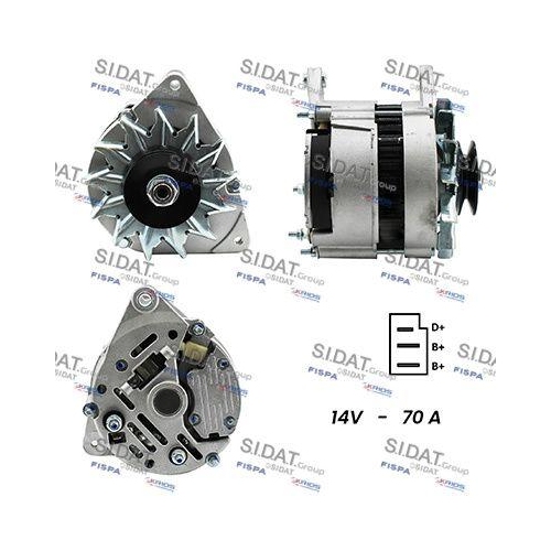 Generator Sidat A12LU0026A2 f&uuml;r Ford Mitsubishi Rover Perkins