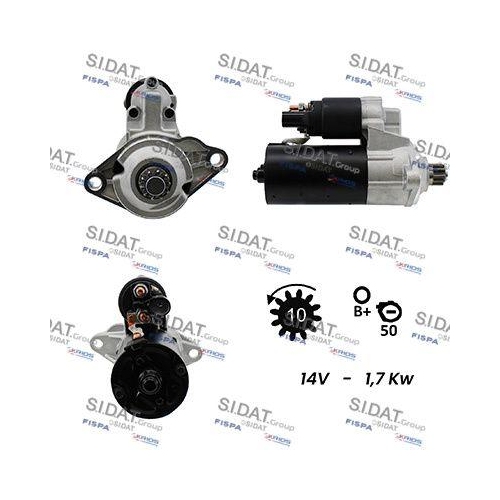 Starter Sidat S12BH0116 f&uuml;r Audi Seat Skoda VW Vag