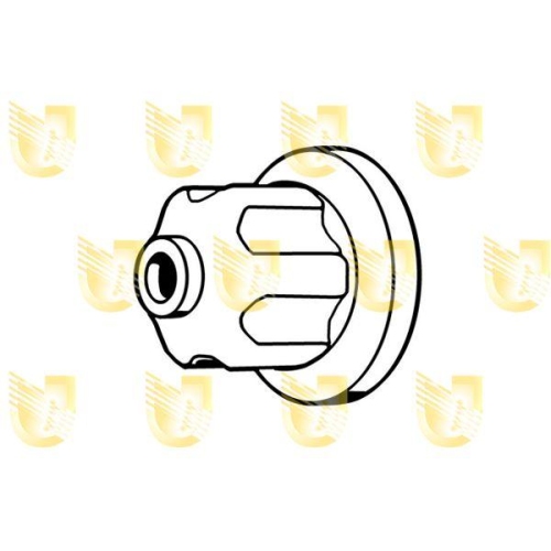 Lagerung Lenker Unigom 391814 f&uuml;r VW Hinterachse Links Hinterachse Rechts