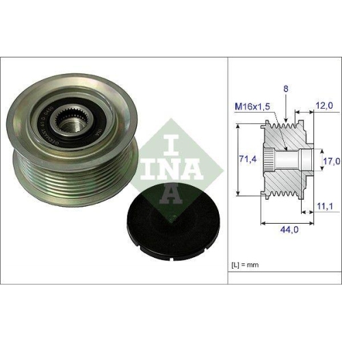 Generatorfreilauf Schaeffler Ina 535 0055 10 f&uuml;r Mercedes Benz Mercedes Benz