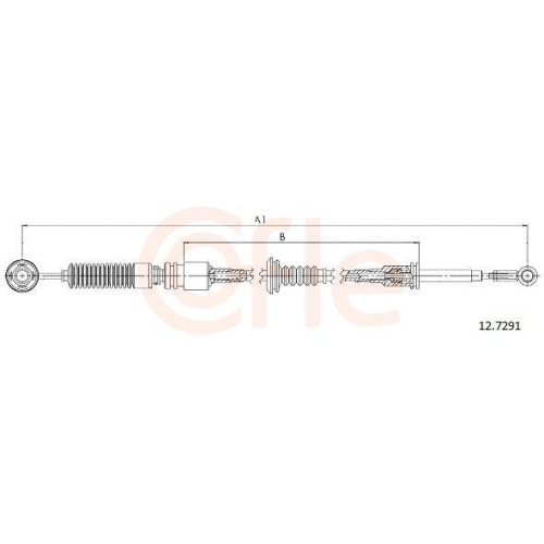 Seilzug Schaltgetriebe Cofle 12.7291 f&uuml;r Iveco