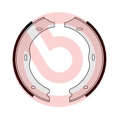 Bremsbackensatz Feststellbremse Brembo S50524 Essential Line für Mercedes Benz