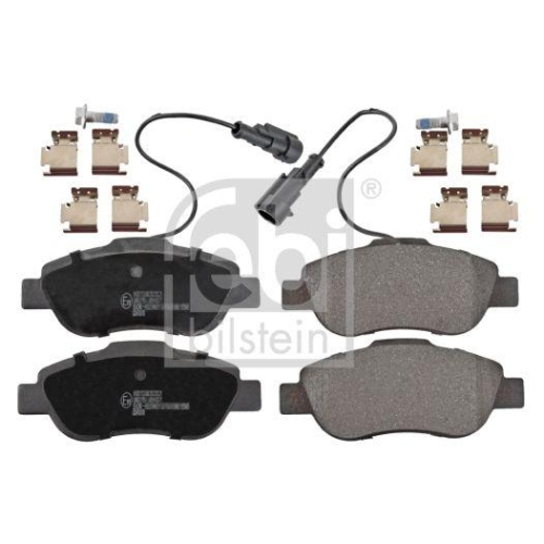 Bremsbelagsatz Scheibenbremse Febi Bilstein 116343 f&uuml;r Fiat Ford Vorderachse
