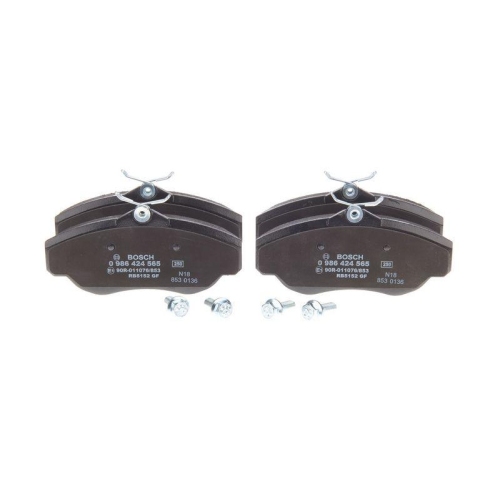 Bremsbelagsatz Scheibenbremse Bosch 0986424565 f&uuml;r Mercedes Benz Mercedes Benz