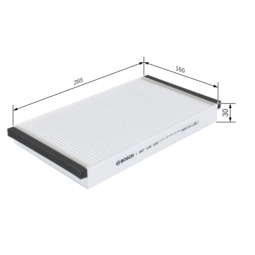 Filter Innenraumluft Bosch 1987432059 f&uuml;r Fiat