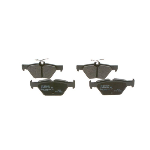 Bremsbelagsatz Scheibenbremse Bosch 0986494836 f&uuml;r Subaru Hinterachse