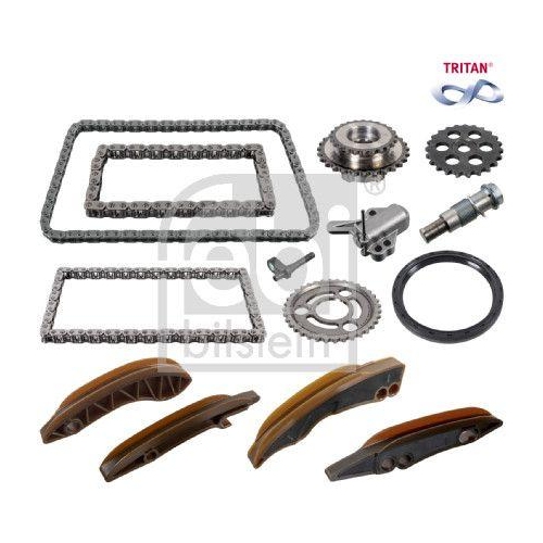 Steuerkettensatz Febi Bilstein 177772 Full Kit für Bmw Mini Oben Unten