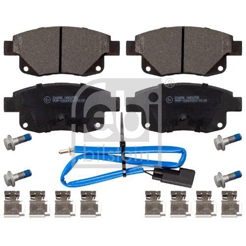 Bremsbelagsatz Scheibenbremse Febi Bilstein 16701 f&uuml;r Ford Ford Usa Hinterachse