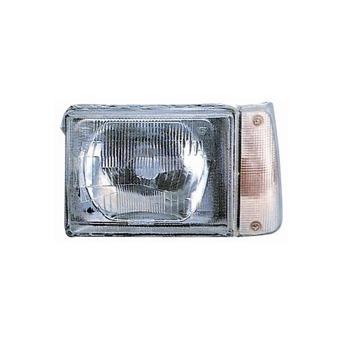 RECHTER SCHEINWERFER FIAT PANDA 750 MIT RECHTER WEISSER GLAS BRAND DEPO