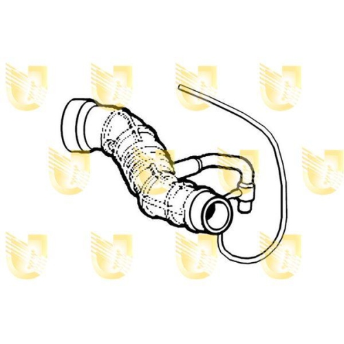 Ansaugschlauch Luftfilter Unigom S1024 f&uuml;r Fiat