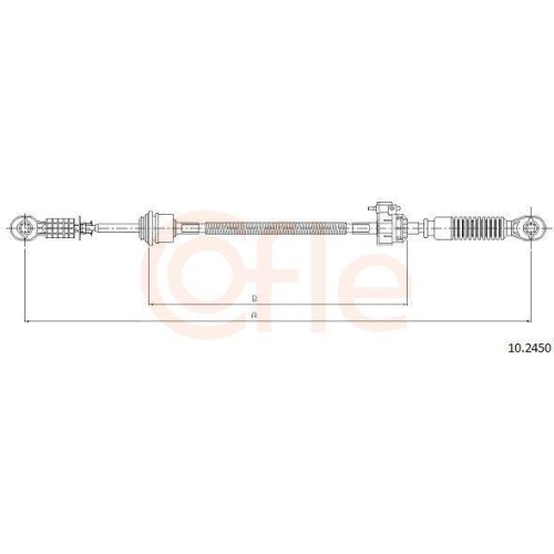 Seilzug Schaltgetriebe Cofle 10.2450 für Ford