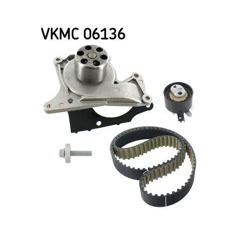 Wasserpumpe + Zahnriemensatz Skf VKMC 06136 f&uuml;r Mercedes Benz Mercedes Benz