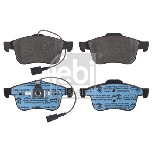 Bremsbelagsatz Scheibenbremse Febi Bilstein 16847 f&uuml;r Alfa Romeo Vorderachse