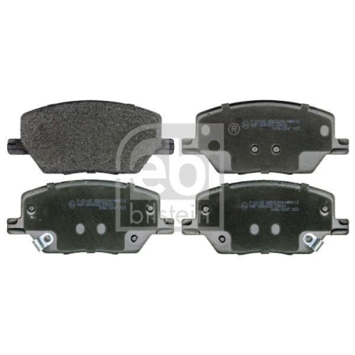 Bremsbelagsatz Scheibenbremse Febi Bilstein 116381 f&uuml;r Alfa Romeo Fiat Jeep