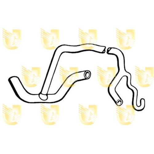 K&uuml;hlerschlauch Unigom S1301 f&uuml;r Fiat Lancia F&uuml;r Fahrzeuge Mit Klimaanlage