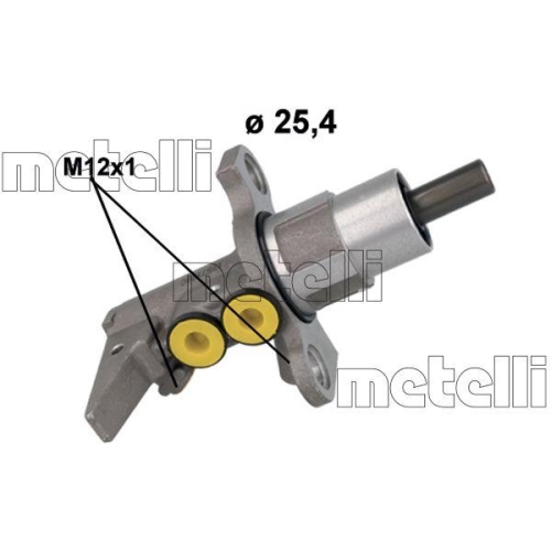Hauptbremszylinder Metelli 05-1257 f&uuml;r Audi