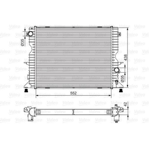 K&uuml;hler Motork&uuml;hlung Valeo 701545 f&uuml;r Land Rover