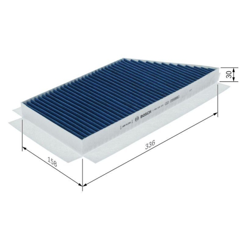 Filter Innenraumluft Bosch 0986628635 Filter+pro für Citroën Peugeot