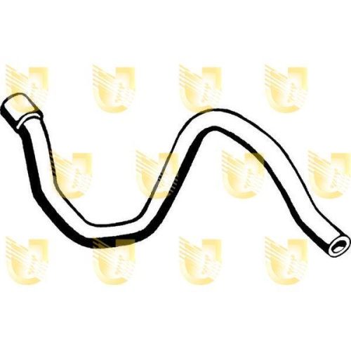 Hose Heat Exchanger (heating) Unigom O4163 for Opel