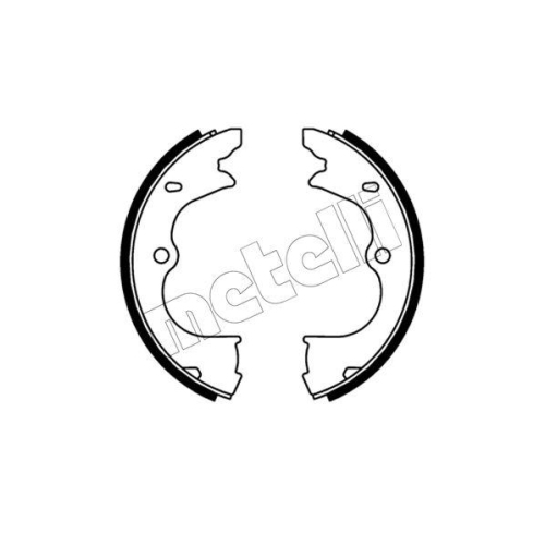 Bremsbackensatz Feststellbremse Metelli 53-0743 f&uuml;r Man VW Hinterachse