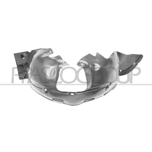 Verkleidung Radhaus Prasco PG0113603 f&uuml;r Peugeot Vorne Rechts