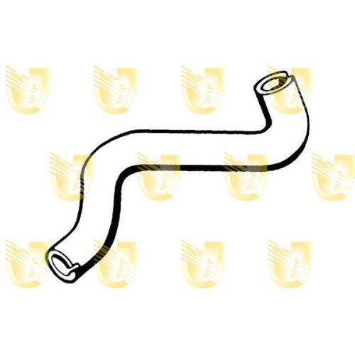 Radiator Hose Unigom S1310 for Fiat Lancia For Vehicles Without Air Conditioning