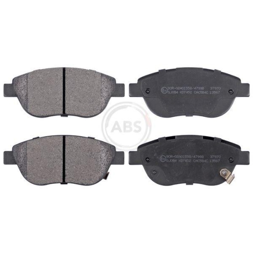 Bremsbelagsatz Scheibenbremse A.b.s. 37970 f&uuml;r Fiat Vorderachse