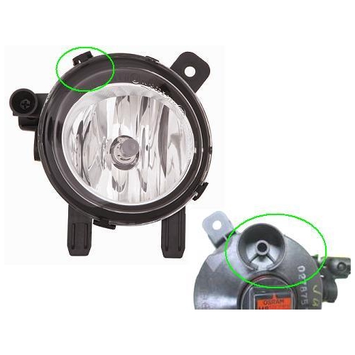 RECHTE NEBELSCHEINWERFER BMW SERIE 3 F30 /F31 2012 - GT F34 - F45 MOD. ZKW D