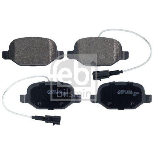 Bremsbelagsatz Scheibenbremse Febi Bilstein 116423 f&uuml;r Alfa Romeo Hinterachse