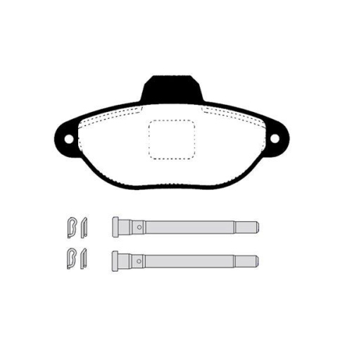 Bremsbelagsatz Scheibenbremse Raicam RA.0446.9 f&uuml;r Fiat Vorderachse