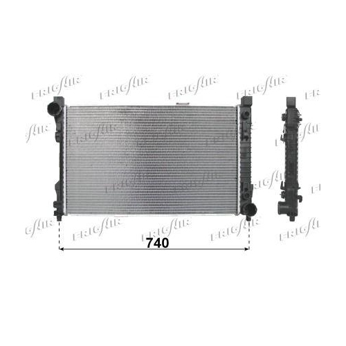 K&uuml;hler Motork&uuml;hlung Frigair 0106.3056 f&uuml;r Mercedes Benz Mercedes Benz