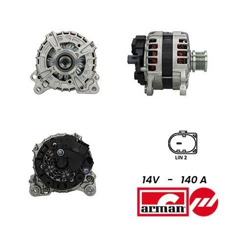 Generator Sidat A12BH0257AS Arman f&uuml;r Audi Seat Skoda VW Vag