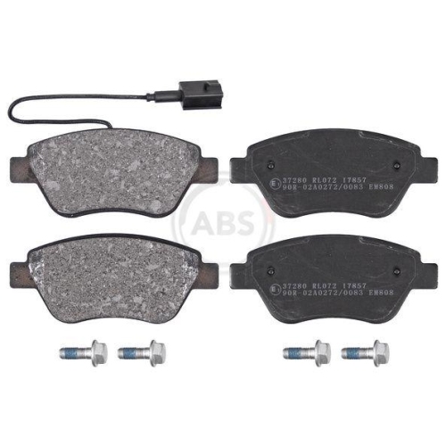 Bremsbelagsatz Scheibenbremse A.b.s. 37280 f&uuml;r Alfa Romeo Citro&euml;n Fiat Lancia