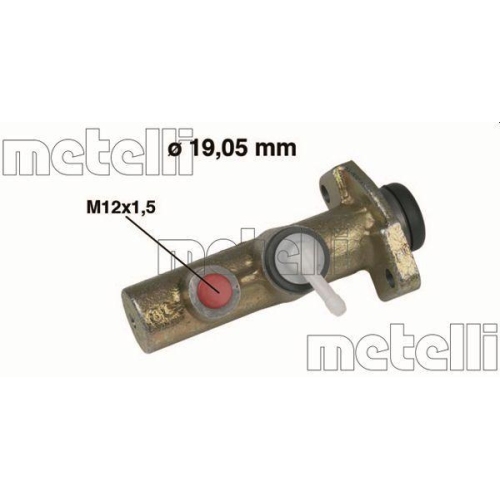 Hauptbremszylinder Metelli 05-0015 f&uuml;r Fiat