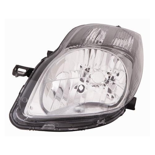 RECHTER SCHEINWERFER TOYOTA YARIS 2009 MOD. VALEO PARAB. SCHWARZ MIT RH-MOTO