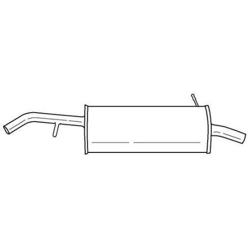 Endschalld&auml;mpfer Sigam 46630 f&uuml;r Peugeot
