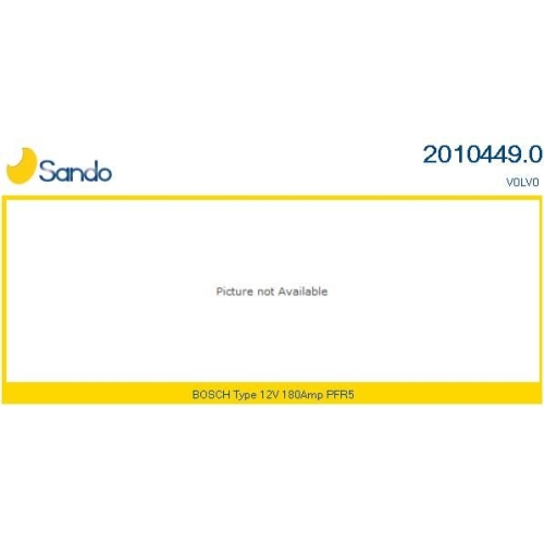 Generator Sando 2010449.0 f&uuml;r Ford Volvo