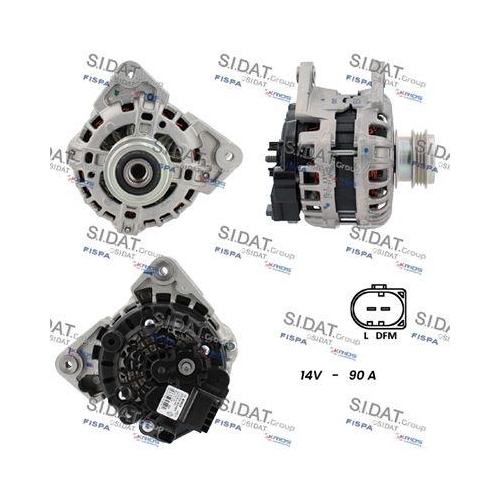 Generator Sidat A12BH1252 f&uuml;r Renault