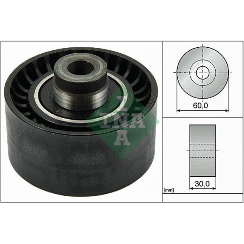 Umlenk /führungsrolle Zahnriemen Schaeffler Ina 532 0345 10 für Citroën Fiat