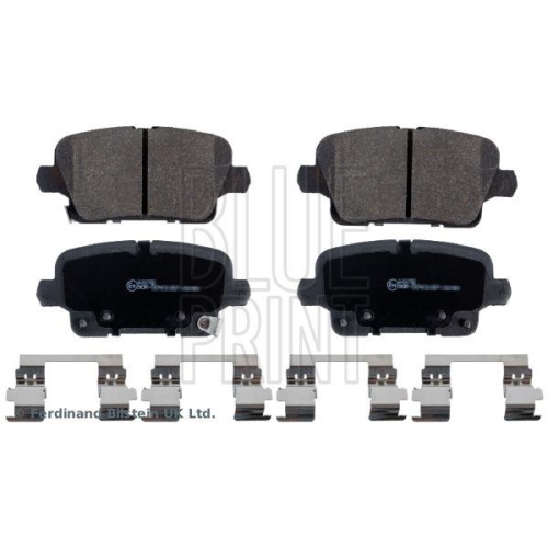 Bremsbelagsatz Scheibenbremse Blue Print ADW194215 f&uuml;r Opel Vauxhall Hinterachse