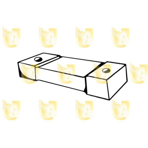 Gummistreifen Abgasanlage Unigom 165001 für Alfa Romeo Hinten