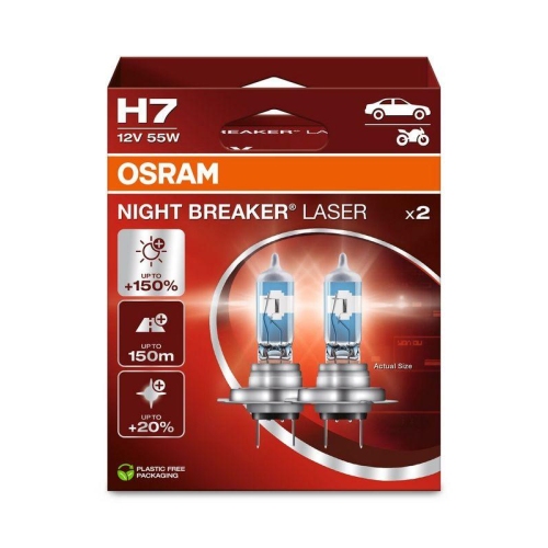 Gl&uuml;hlampe Abbiegescheinwerfer Ams-osram 64210NL-2HB Night Breaker&reg; Laser f&uuml;r