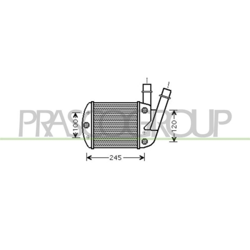 Ladeluftk&uuml;hler Prasco FT122N001 Prascoselection f&uuml;r Fiat