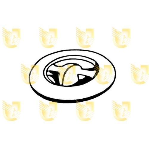 Rubber Mount Muffler Unigom 165006 for Alfa Romeo