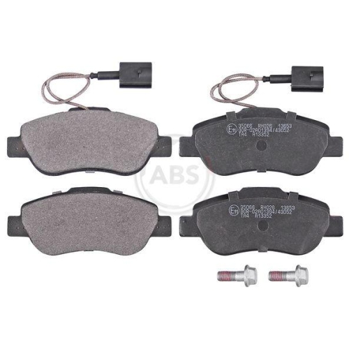 Bremsbelagsatz Scheibenbremse A.b.s. 35066 f&uuml;r Fiat Ford Vorderachse