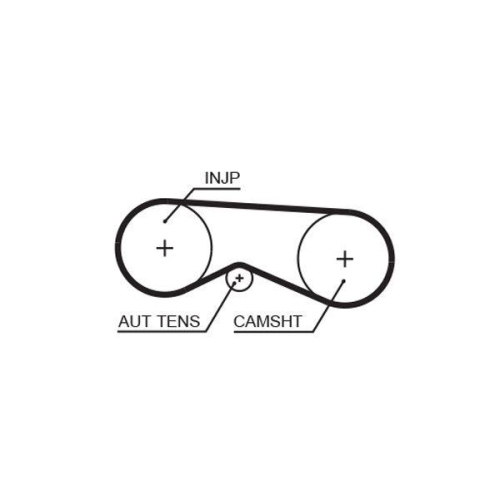 Zahnriemen Gates 5531XS Powergrip™ für Audi Skoda VW