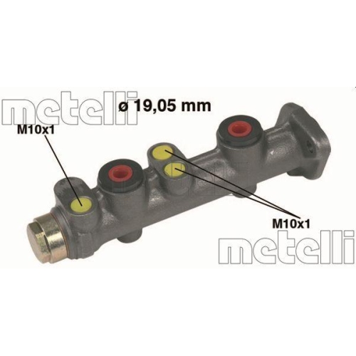 Hauptbremszylinder Metelli 05-0028 f&uuml;r Fiat Seat