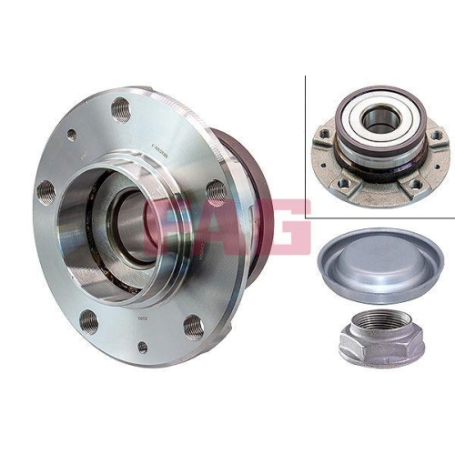 Radlagersatz Schaeffler Fag 713 6506 00 f&uuml;r Peugeot Hinterachse